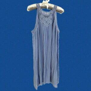 Sz XL🔹Elegant Blue Sleeveless Dress
